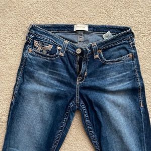 Big Star Maggie Skinny Dark Denim Jeans, 29R